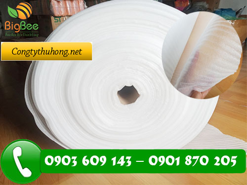 Cuộn xốp pe foam mỏng 1li x 1m4 x 300m