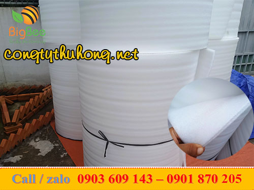 Cuộn mút xốp foam dày 10li khổ 1m4 * 50m