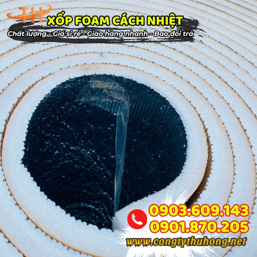 Xốp foam cách nhiệt một mặt keo Xốp foam cách nhiệt một mặt keo