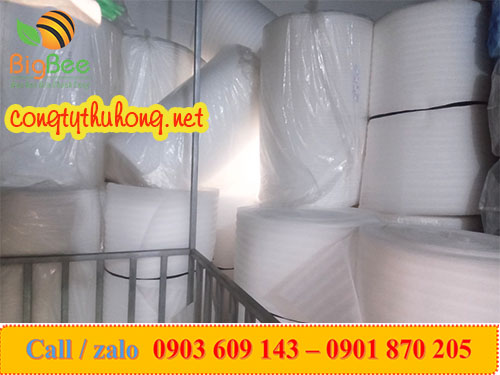 Cuộn xốp pe foam trắng quấn hàng