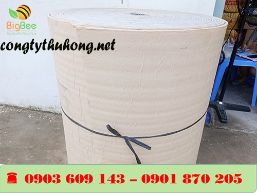 Cuộn xốp foam cách nhiệt 1 mặt bạc có keo dán