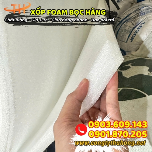 Xốp foam PE trắng dày giá rẻ Xốp foam PE trắng dày giá rẻ