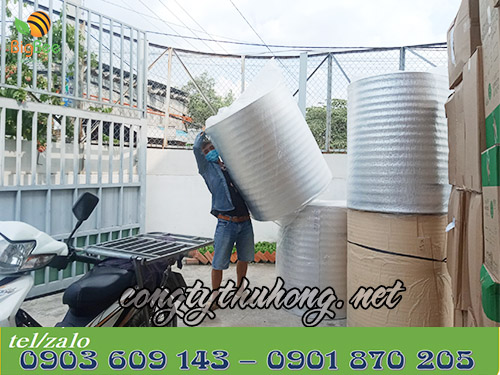 Cuộn xốp foam tráng bạc cách nhiệt