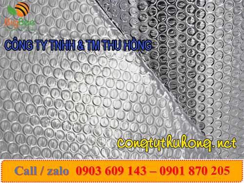 Túi khí cách nhiệt 2 lớp đường kính hạt khí 10mm