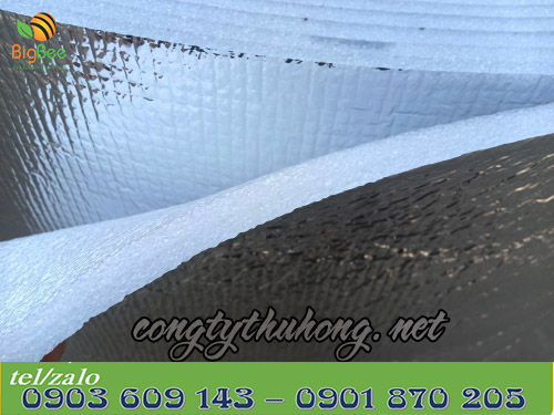 Cuộn xốp cách nhiệt 1 mặt bạc không keo dán
