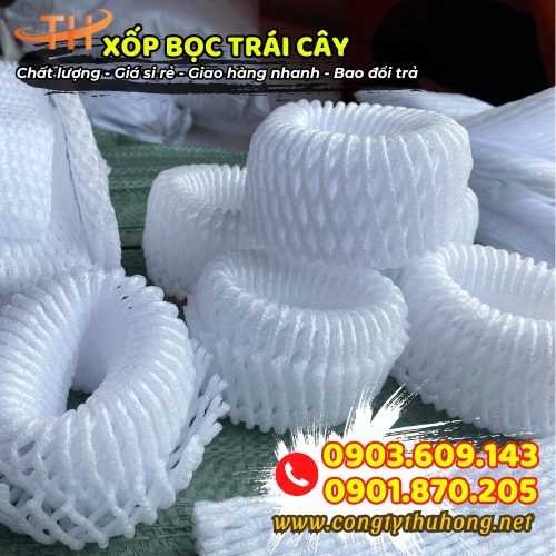 Xốp trắng bọc trái cây Xốp trắng bọc trái cây