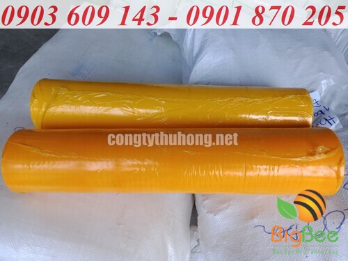 Cuộn màng PE màu vàng khổ 50cm tại xưởng