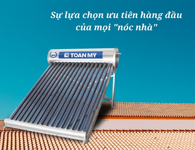 Bình nước nóng Năng lượng mặt trời:  Bình nước nóng Năng lượng mặt trời: