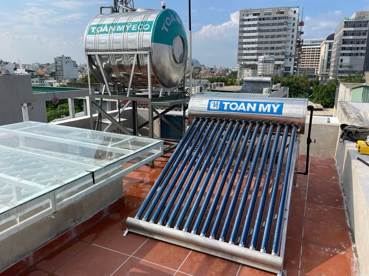 Bộ sản phẩm Máy nước nóng NLMT Toàn Mỹ Bộ sản phẩm Máy nước nóng NLMT Toàn Mỹ