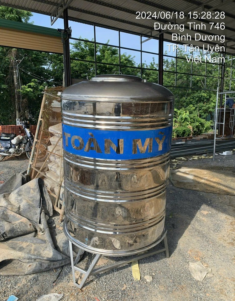 Bồn nước TOàn Mỹ 1,000L đứng Giao khách hàng Bồn nước TOàn Mỹ 1,000L đứng Giao khách hàng