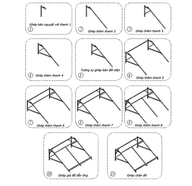 Hướng dẫn lắp đặt máy nước nóng năng lượng mặt trời Hướng dẫn lắp đặt máy nước nóng năng lượng mặt trời