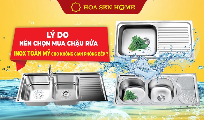 Đặc điểm nổi bật của chậu rửa chén inox Toàn Mỹ Đặc điểm nổi bật của chậu rửa chén inox Toàn Mỹ