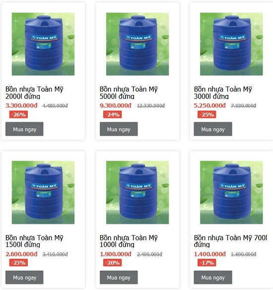 Giá Bồn nhựa Toàn Mỹ Giá Bồn nhựa Toàn Mỹ