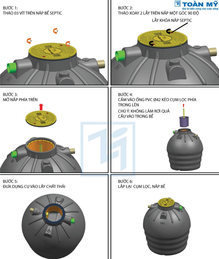 Cách hút cặn Bồn tự hoại Đúng kĩ thuật Cách hút cặn Bồn tự hoại Đúng kĩ thuật