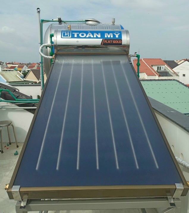 Máy nước nóng mặt trời Tấm Phẳng Toàn Mỹ 150 lít chịu áp tại Thủ Dầu Một, Bình Dương Máy nước nóng mặt trời Tấm Phẳng Toàn Mỹ 150 lít chịu áp tại Thủ Dầu Một, Bình Dương