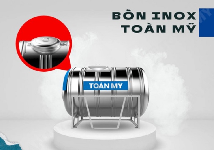 Bồn nước inox Toàn Mỹ Bồn nước inox Toàn Mỹ
