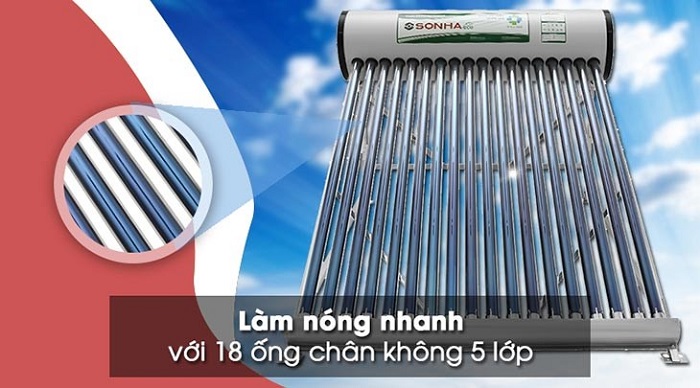 Ống chân không là loại ống được làm từ thủy tinh chịu nhiệt Ống chân không là loại ống được làm từ thủy tinh chịu nhiệt