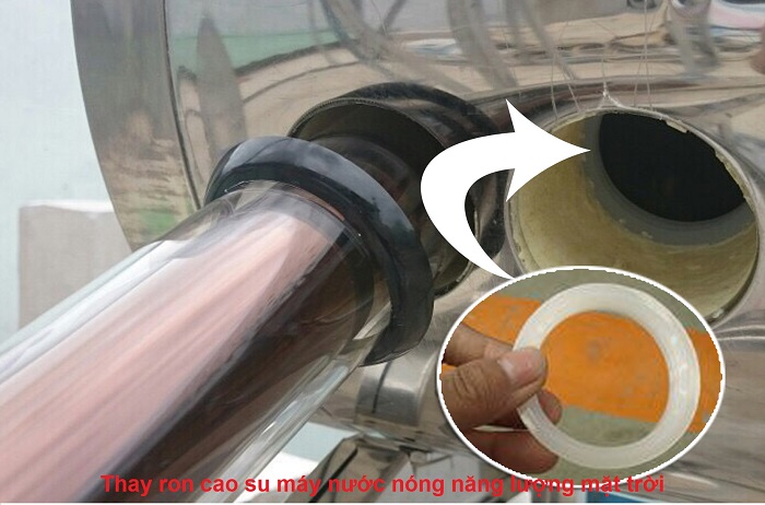 Cách Thay ron ống thủy tinh chân không Cách Thay ron ống thủy tinh chân không