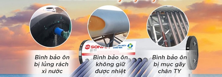 Cấu tạo Bình bảo ôn năng lượng mặt trời Cấu tạo Bình bảo ôn năng lượng mặt trời