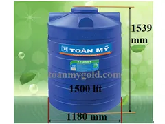 Bồn nhựa Toàn Mỹ 1500 lít đứng