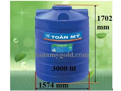 Bồn nhựa Toàn Mỹ 3000 lít đứng