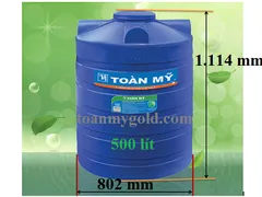 Bồn nhựa Toàn Mỹ 500 lít đứng