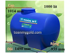 Bồn nhựa Toàn Mỹ 2000 lít ngang