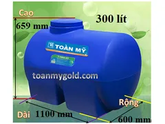 Bồn nhựa Toàn Mỹ 300 lít ngang