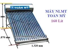 Máy nước nóng năng lượng mặt trời Toàn Mỹ 160 lít
