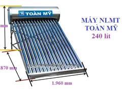Máy nước nóng năng lượng mặt trời Toàn Mỹ 240 lít