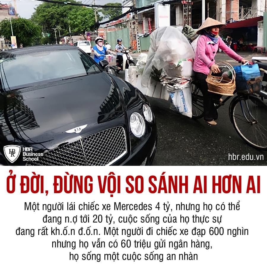 Ở đời đừng vội so sánh ai hơn ai