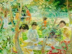 Hội hoạ Việt Nam có thêm bức tranh triệu đô của danh hoạ Lê Phổ