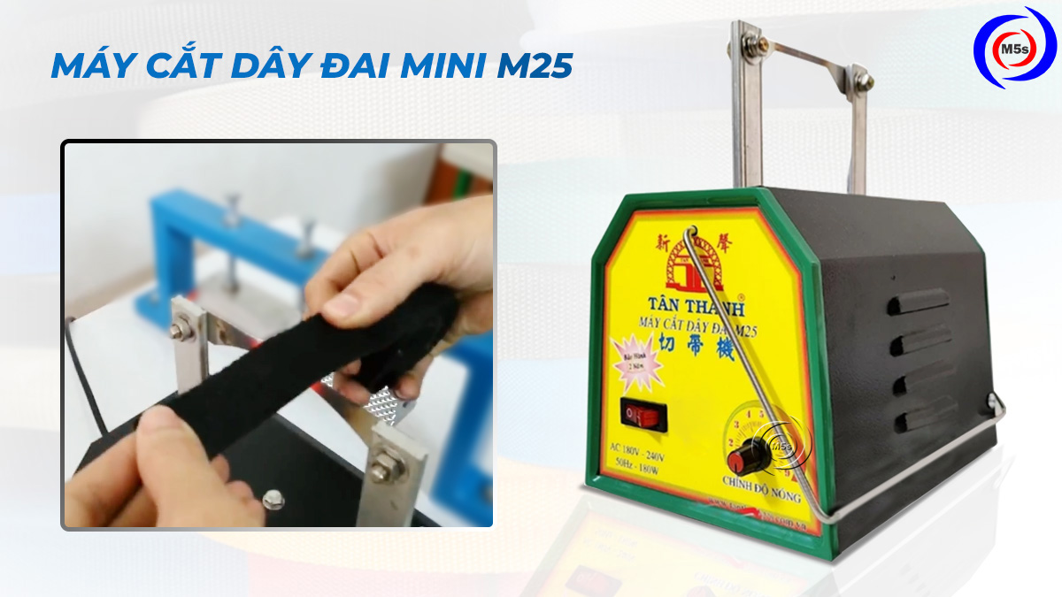 Máy cắt dây đai nhiệt mini M25 Máy cắt dây đai nhiệt mini M25