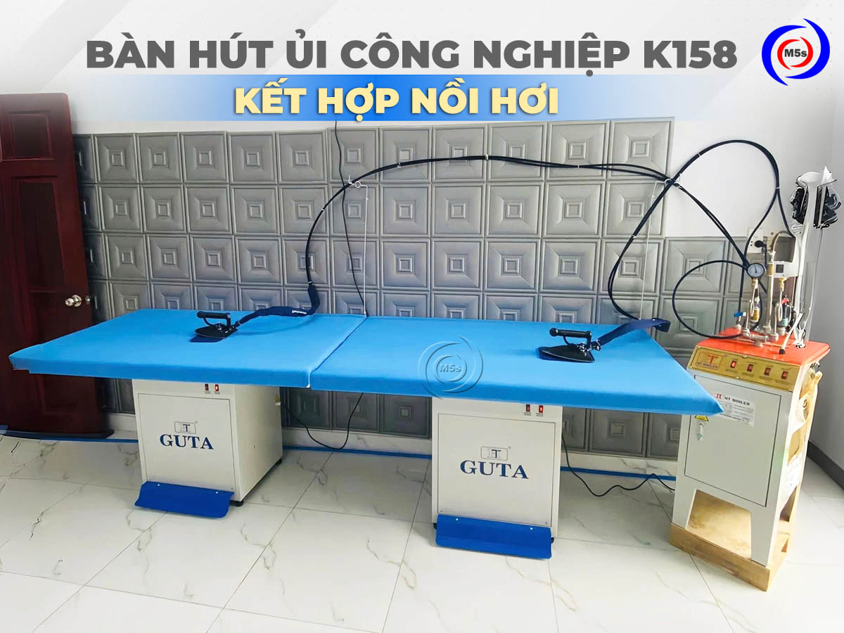 Bàn hút ủi công nghiệp không gối K158 Bàn hút ủi công nghiệp không gối K158