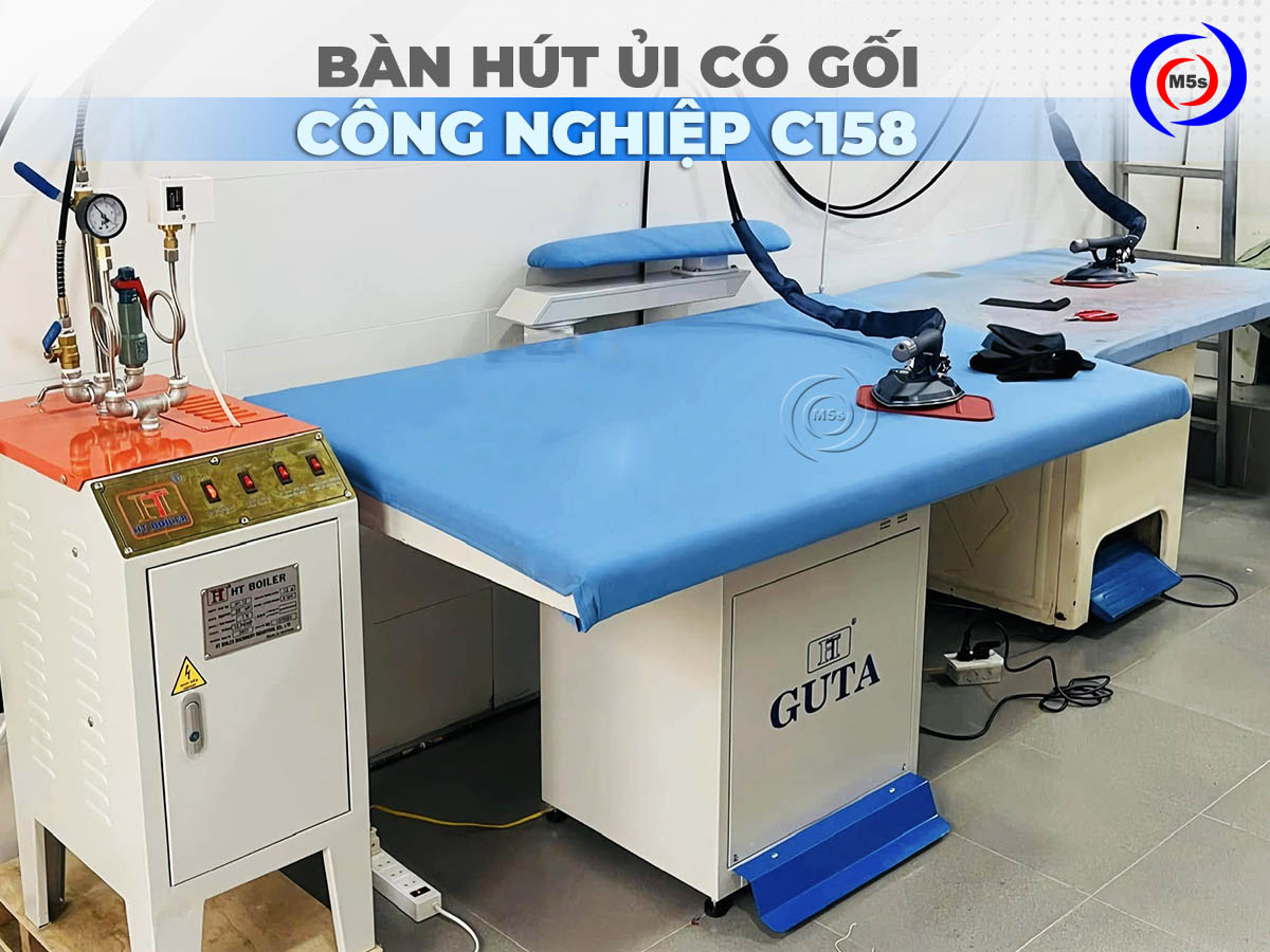 bàn hút ủi công nghiệp C158 có gối bàn hút ủi công nghiệp C158 có gối