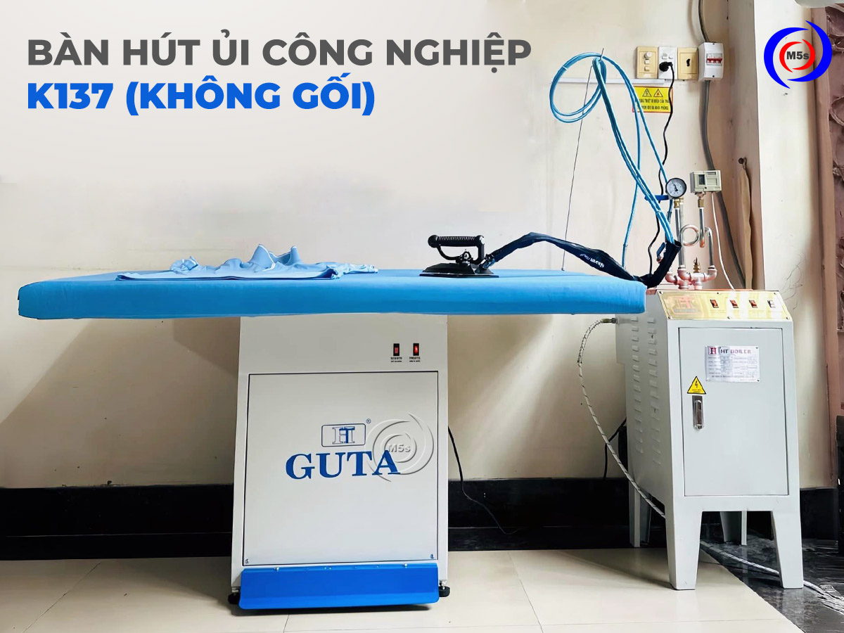 Bàn hút ủi công nghiệp 1300mm K137 không gối Bàn hút ủi công nghiệp 1300mm K137 không gối
