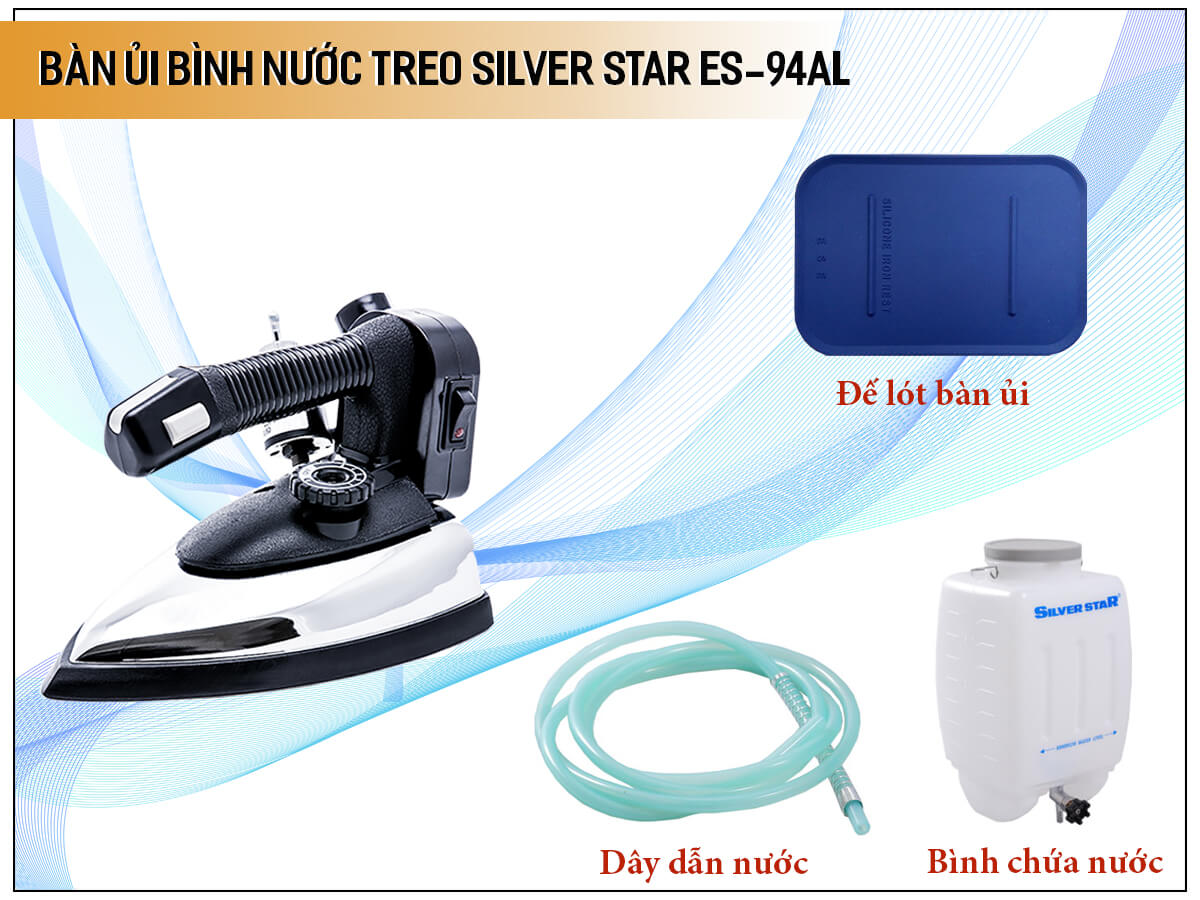 Bàn ủi bình nước treo Silver Star ES-94AL Bàn ủi bình nước treo Silver Star ES-94AL