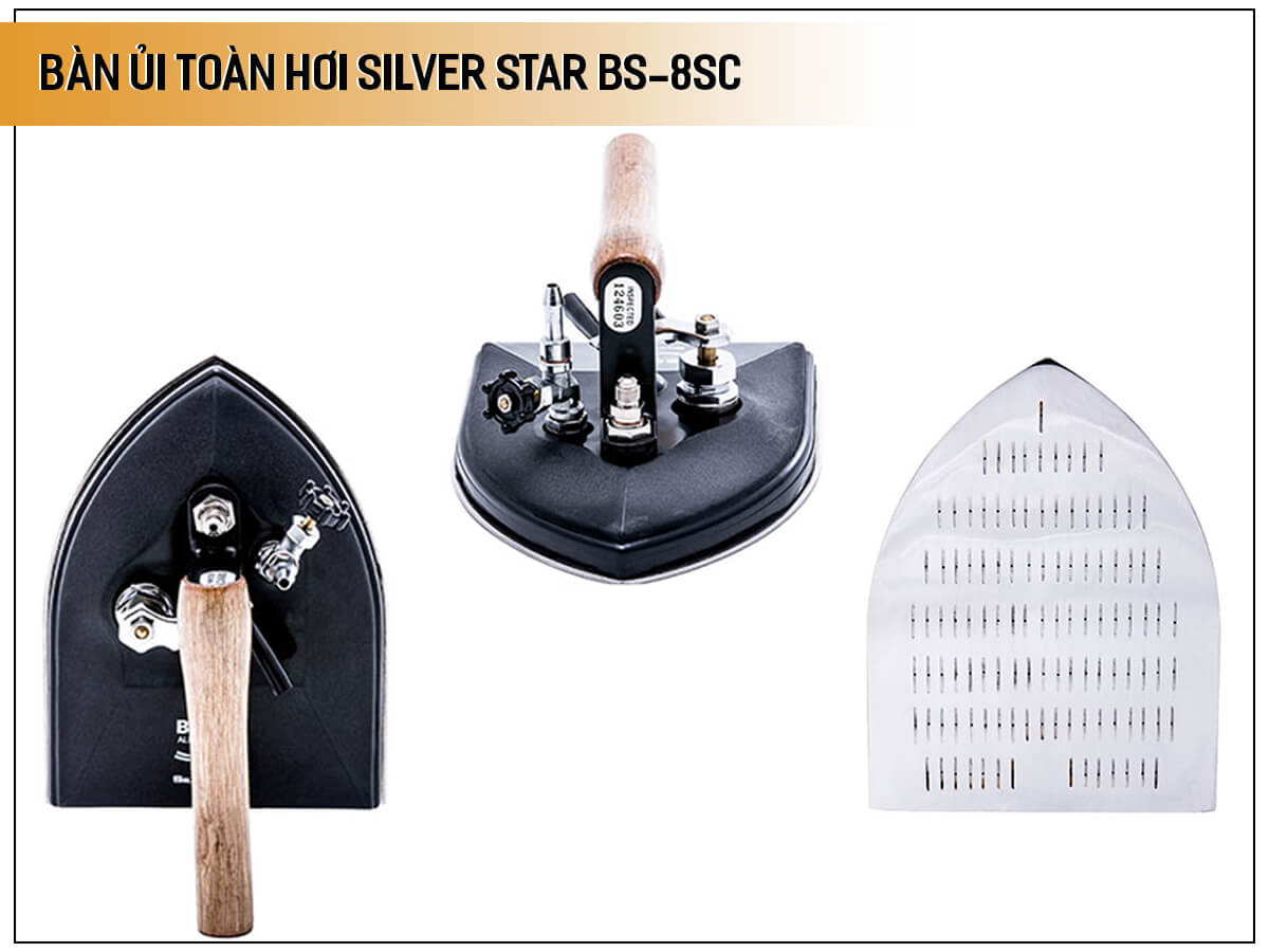Bàn ủi hơi nước toàn hơi Silver Star BS-8SC Bàn ủi hơi nước toàn hơi Silver Star BS-8SC
