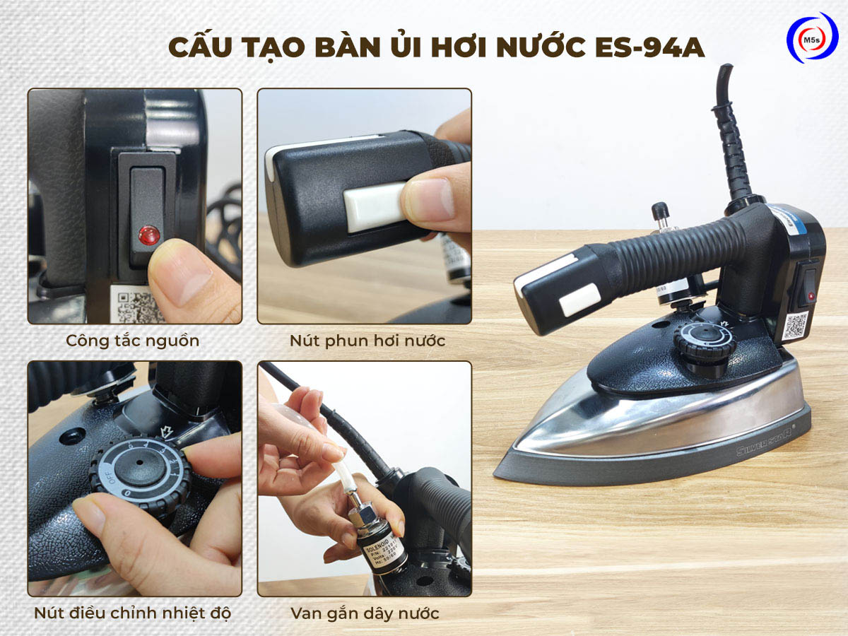 So sánh bàn ủi bình nước treo ES9-4A và ES-94AL