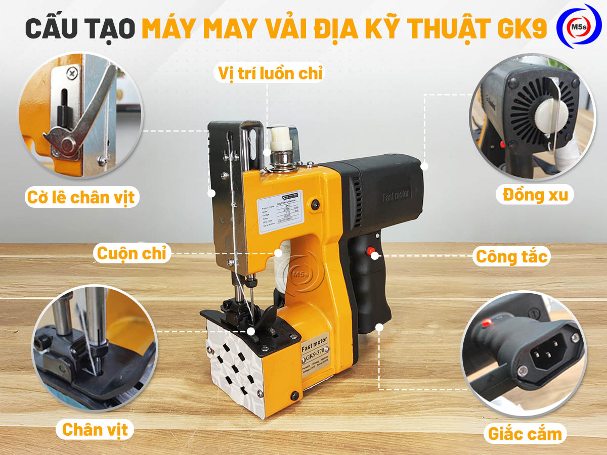 cấu tạo máy may vải địa kỹ thuật dùng điện GK9 cấu tạo máy may vải địa kỹ thuật dùng điện GK9
