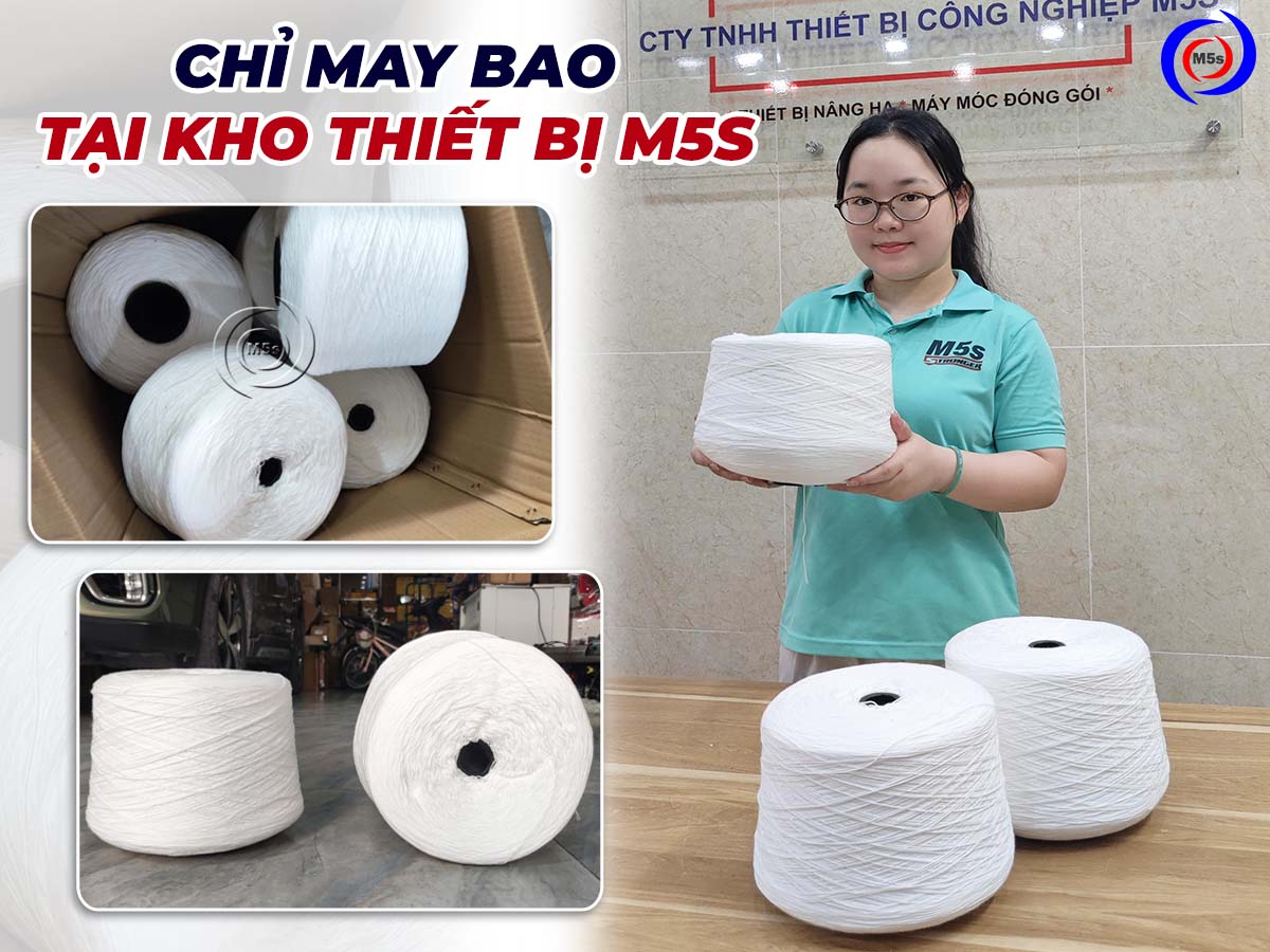 chỉ may bao cuộn lớn tại Thiết bị M5s chỉ may bao cuộn lớn tại Thiết bị M5s