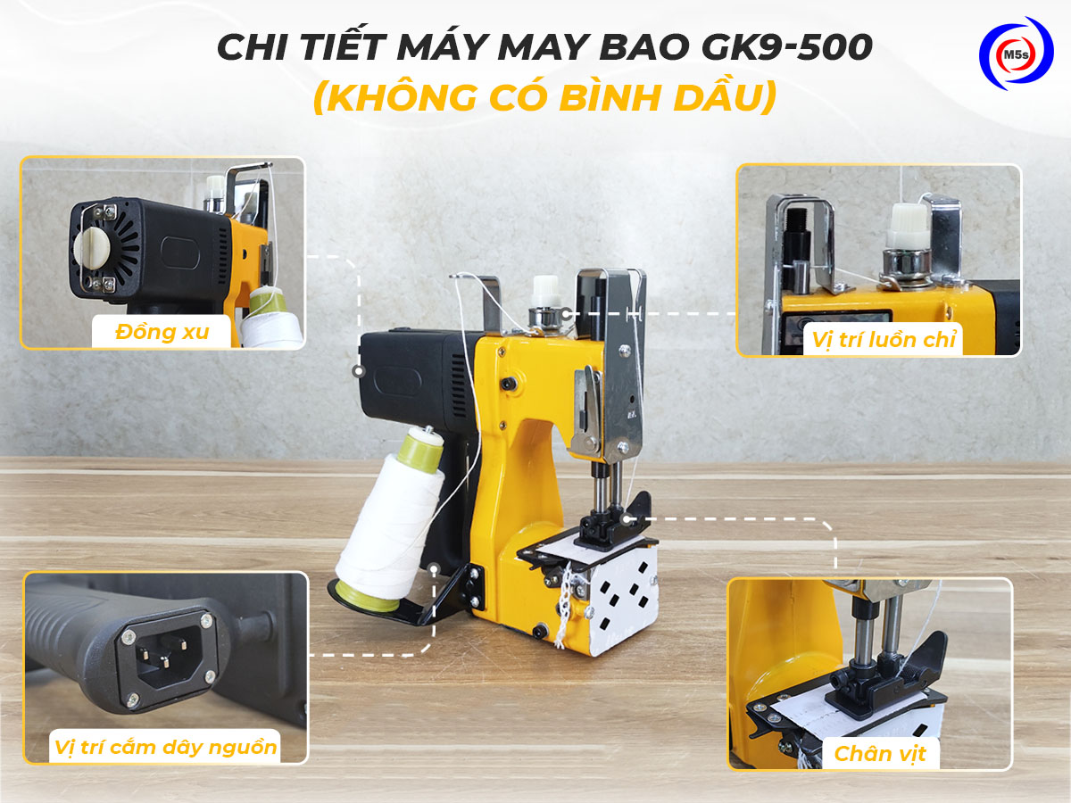 Máy may bao bì GK9-500 không bình dầu Máy may bao bì GK9-500 không bình dầu