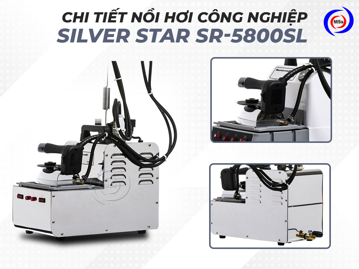 Nồi hơi công nghiệp Silver Star SR-5800SL Nồi hơi công nghiệp Silver Star SR-5800SL