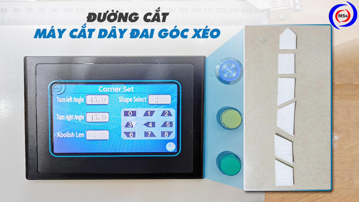 Đường cắt dây đai của máy ST-120L Đường cắt dây đai của máy ST-120L