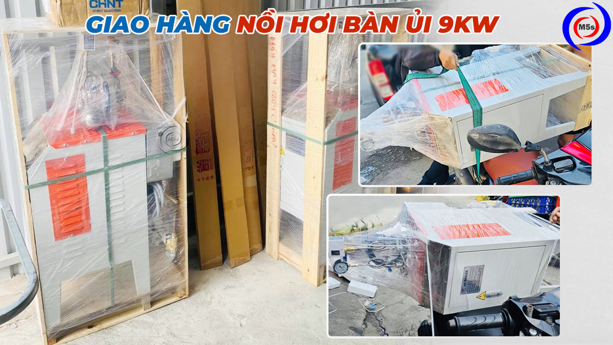 M5s giao hàng nồi hơi 9kw HA9 cho khách hàng M5s giao hàng nồi hơi 9kw HA9 cho khách hàng