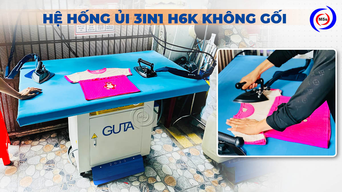 Hệ thống ủi hơi công nghiệp 3in1 H6K Hệ thống ủi hơi công nghiệp 3in1 H6K