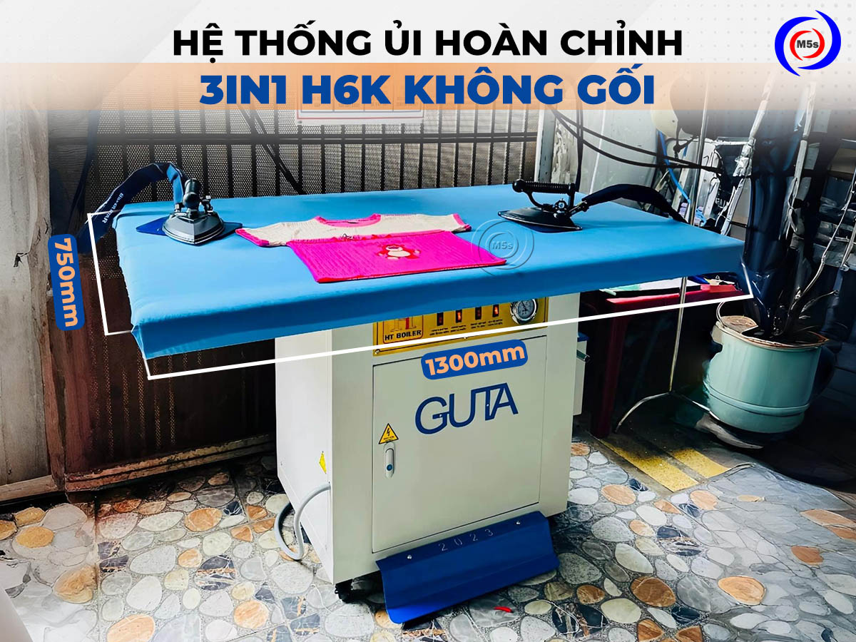 Hệ thống ủi hơi hoàn chỉnh 3 in 1 H6K không gối Hệ thống ủi hơi hoàn chỉnh 3 in 1 H6K không gối