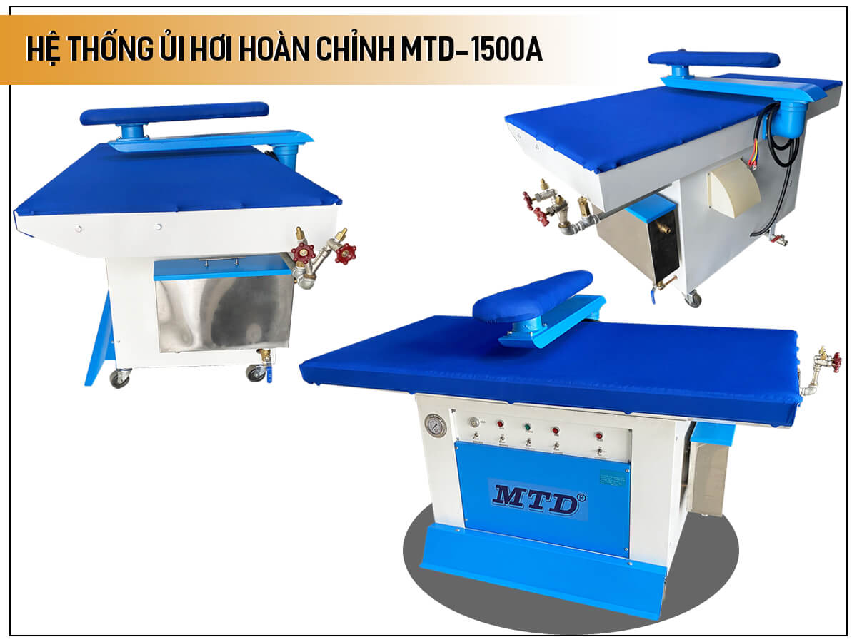 Hệ thống bàn ủi hơi nước hoàn chỉnh MTD-1500A Hệ thống bàn ủi hơi nước hoàn chỉnh MTD-1500A