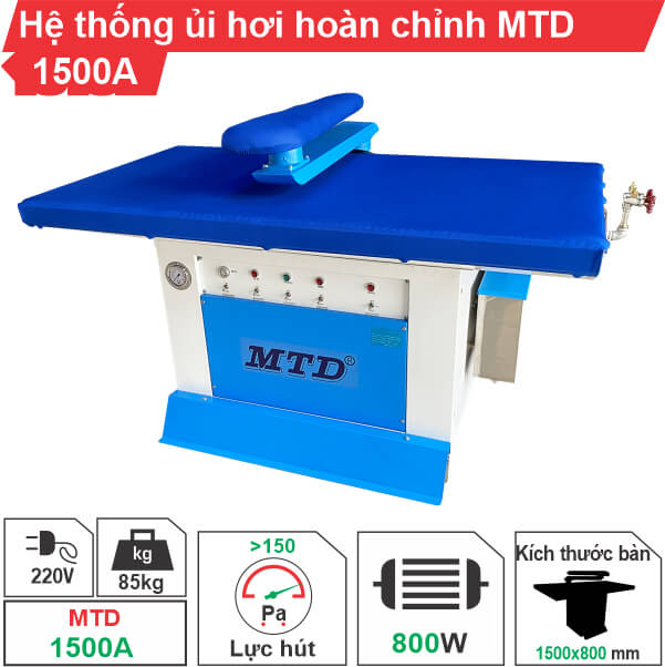 Hệ thống ủi hơi hoàn chỉnh mẹ bồng con MTD-1500A Hệ thống ủi hơi hoàn chỉnh mẹ bồng con MTD-1500A