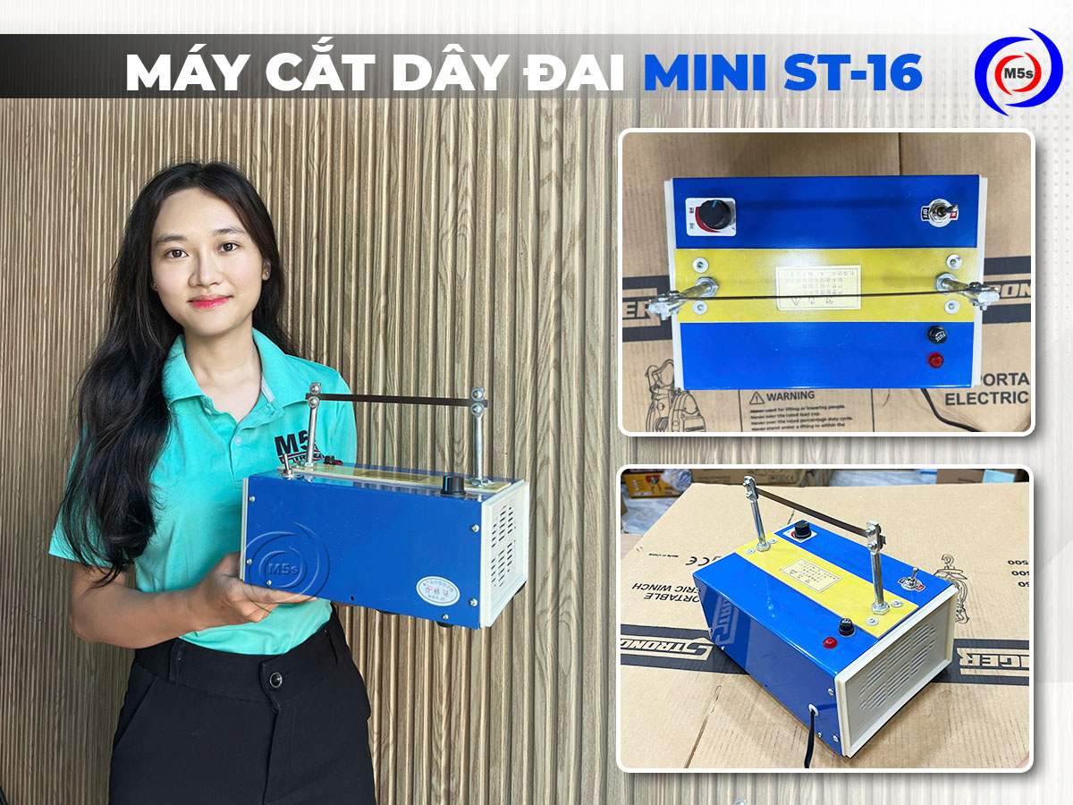 Máy cắt dây đai mini bằng tay ST-16 Máy cắt dây đai mini bằng tay ST-16